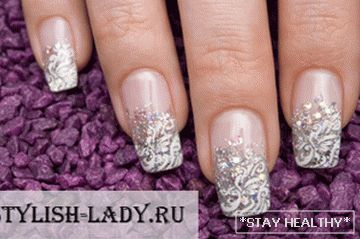 Прыгожы дызайн нарошчаныя пазногцяў