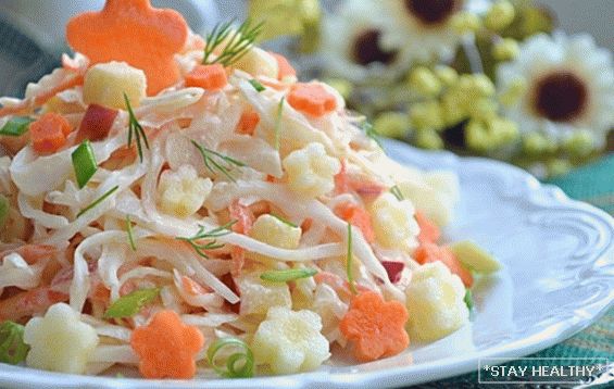 Лёгкія закускі з капустка