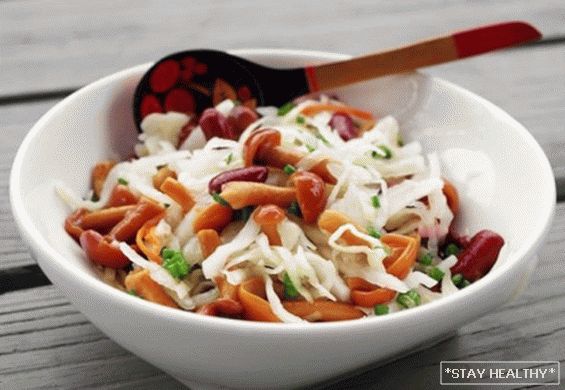 Лёгкія закускі з капустка