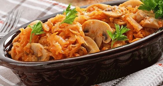Лёгкія закускі з капустка
