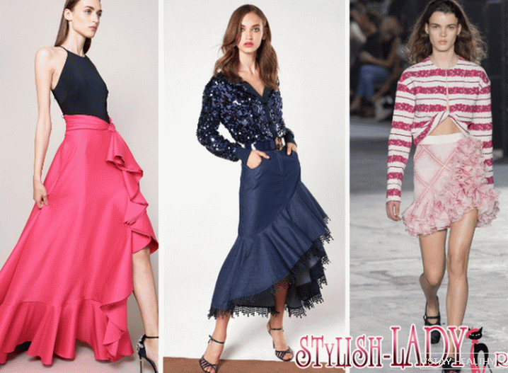 Модныя спадніцы 2018