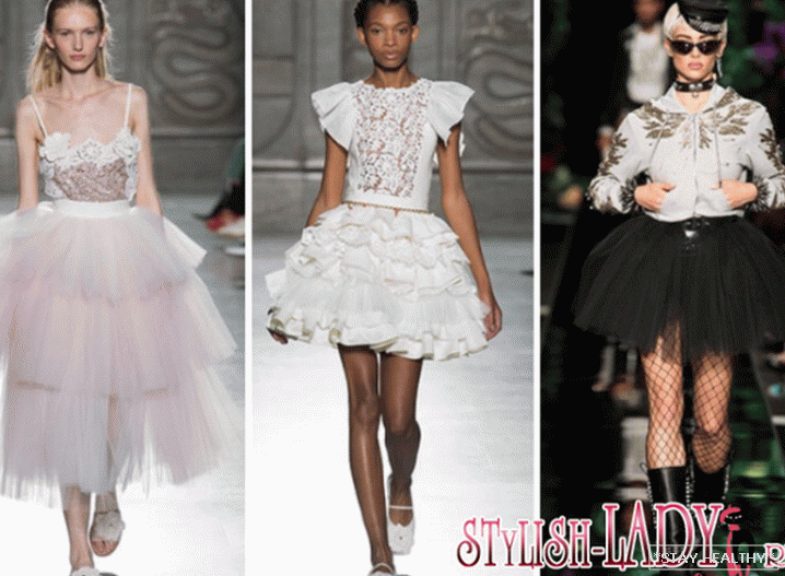 Модныя спадніцы 2018