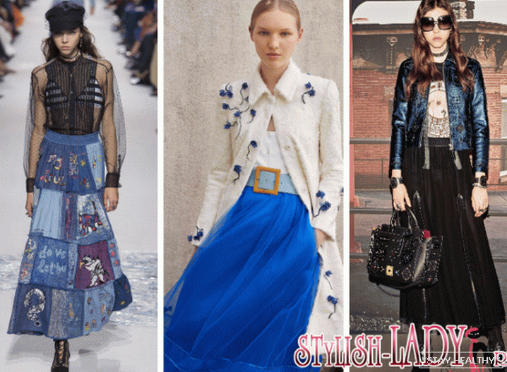 Модныя спадніцы 2018