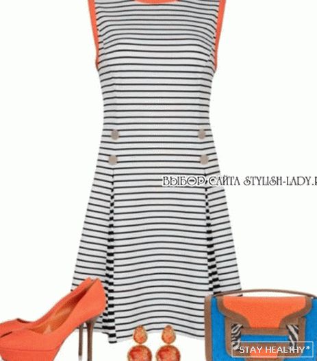 З чым насіць аранжавую абутак, фота