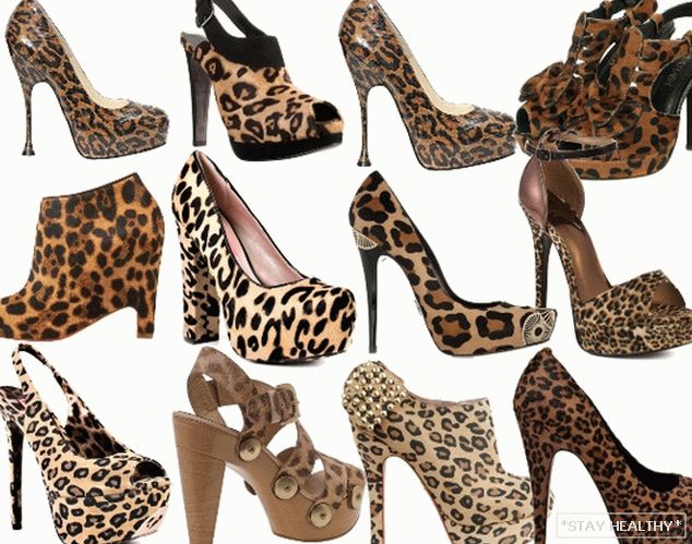 Туфли с леопардовым принтом
