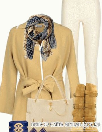 З чем носить желтые сапоги, фото