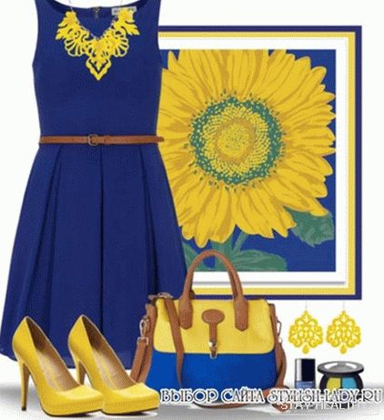 З чем носить желтые туфли, фото